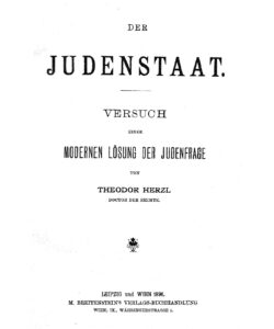 Theodore Herzl's The Jewish State