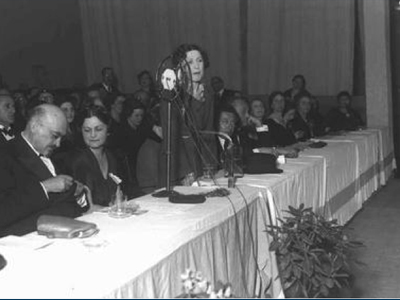 Conference of Women’s International Zionist Organization (WIZO) Is Founded