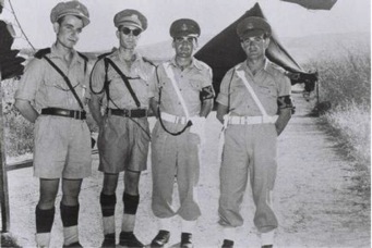 Israeli and Egyptian soldiers