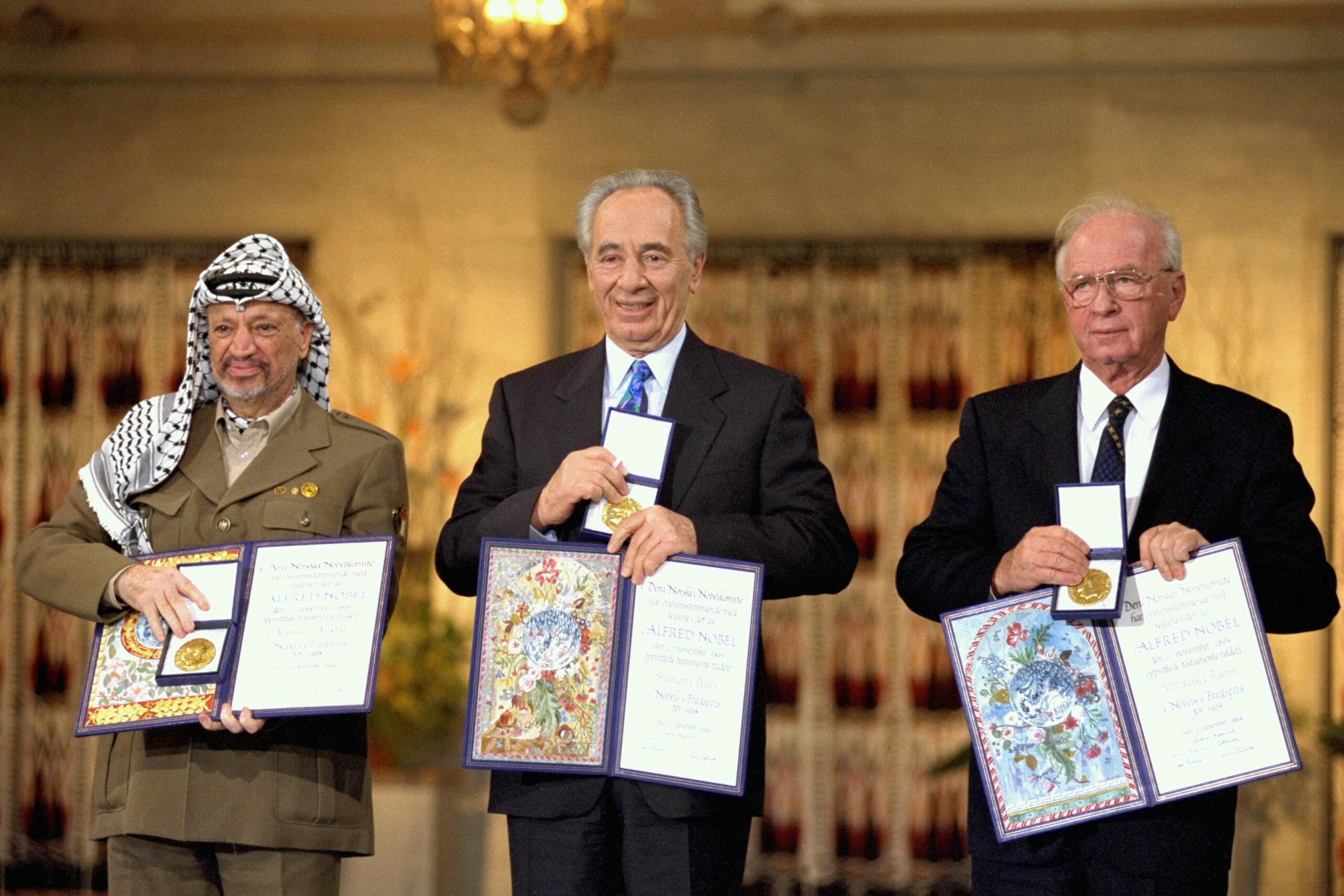 Rabin and Peres Receive Nobel Peace Prize