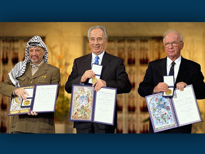 Rabin and Peres Receive Nobel Peace Prize