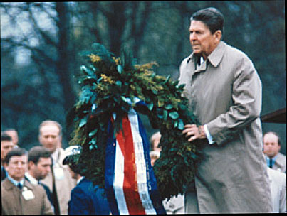 Ronald Reagan Visits Bergen-Belsen and Bitburg Cemetery