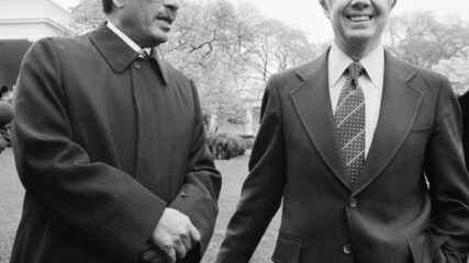 (L-R) President Sadat and President Carter Pictured Together
