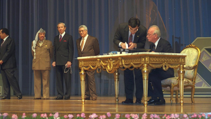 Agreement on the Gaza Strip and Jericho Area signed