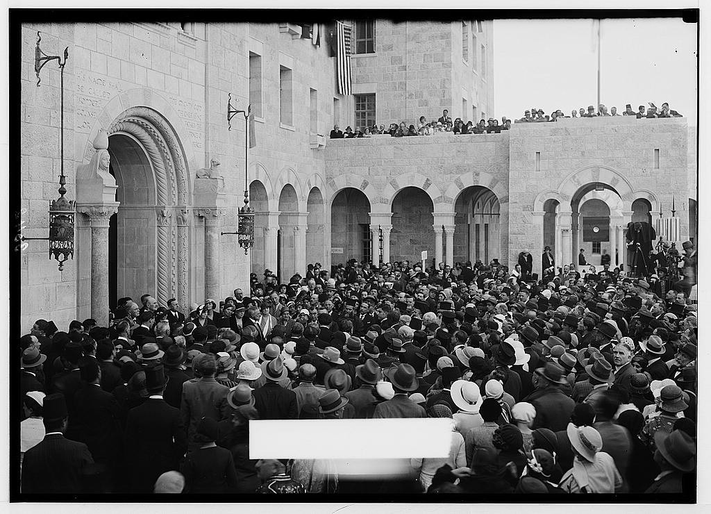 YMCA Building Is Inaugurated in Jerusalem