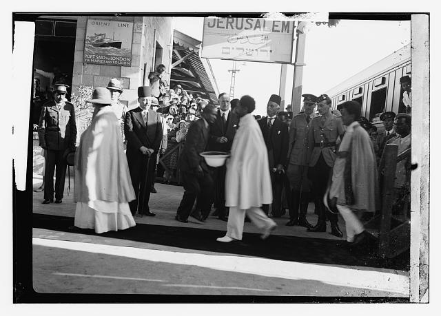 Exiled Ethiopian Emperor Haile Selassie Arrives in Haifa