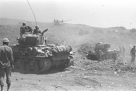 Invasion of the Golan Heights Takes Place