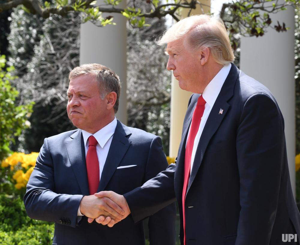 Jordan’s King Abdullah II Visits President Trump at White House