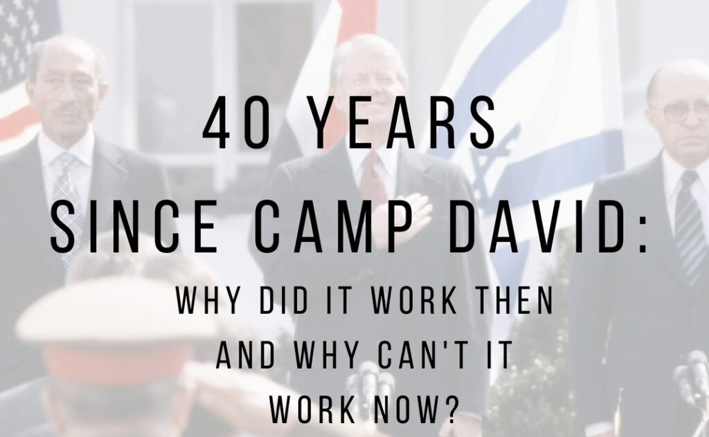 40 Years Since Camp David