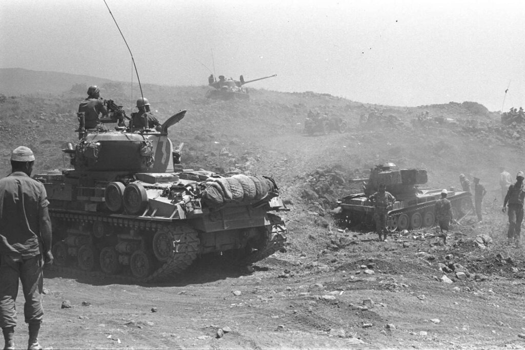 Invasion of the Golan Heights Takes Place
