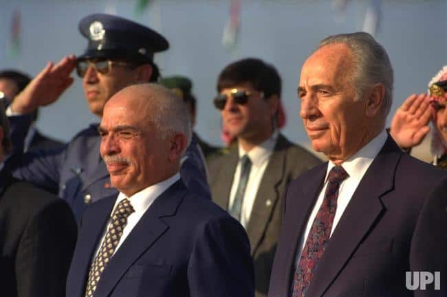 King Hussein Makes First Public Trip to Tel Aviv