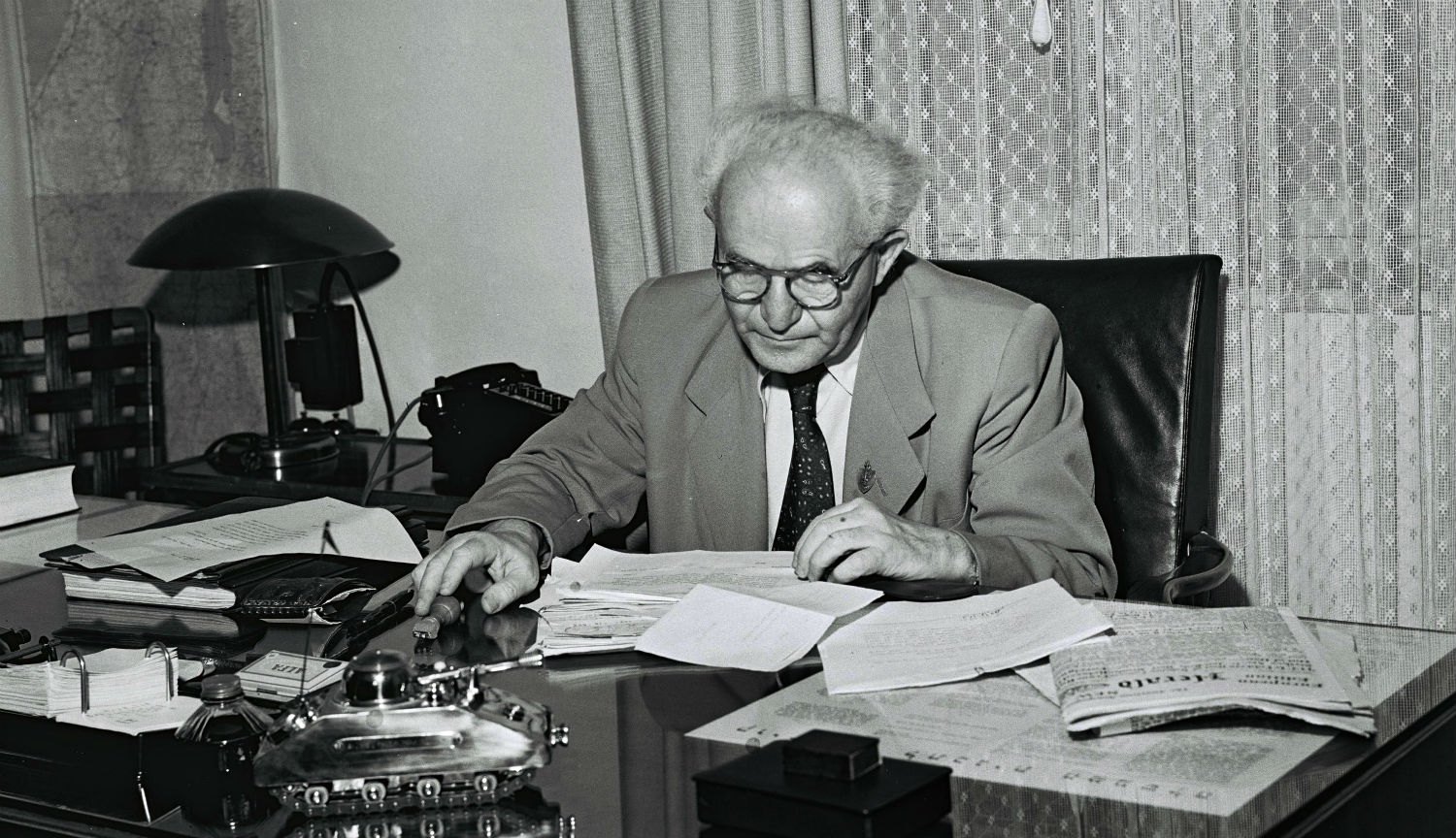 Ben-Gurion Forms First Elected Government