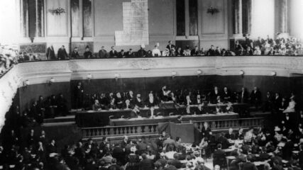 Attendees of the First Zionist Congress. Photo: Public Domain