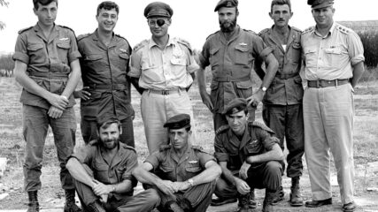 Members of Unit 101 pictured in 1955. Photo: IDF Spokesperson's Unit