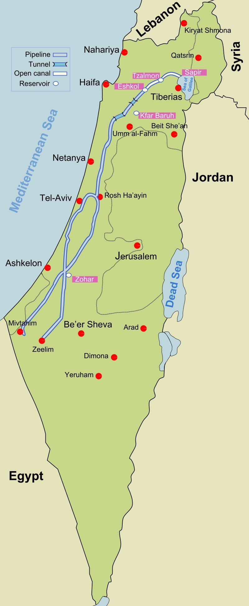 Israel Begins Jordan River Project