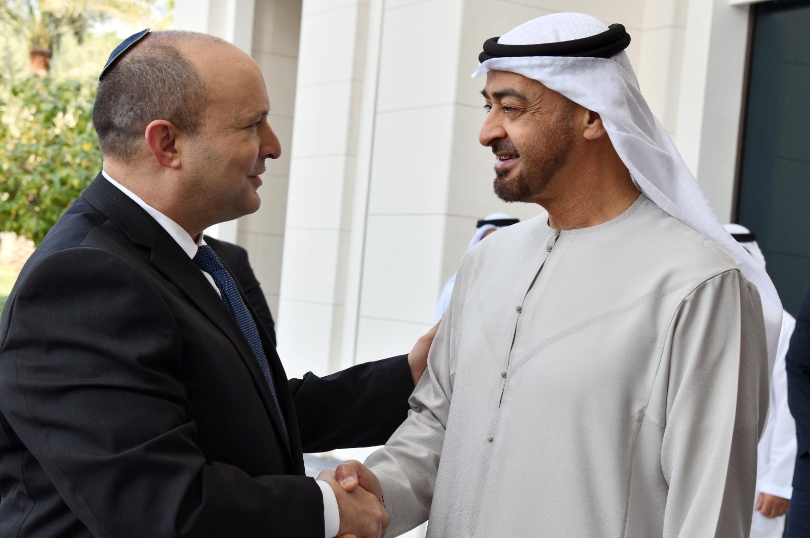 UAE and Israeli Leaders meet in Abu Dhabi