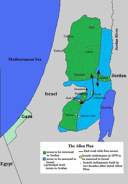 Israel’s Allon Plan Is Unilaterally Presented