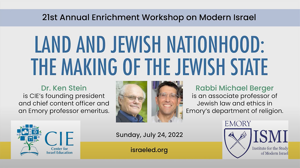 Land and Jewish Nationhood: The Making of the Jewish State