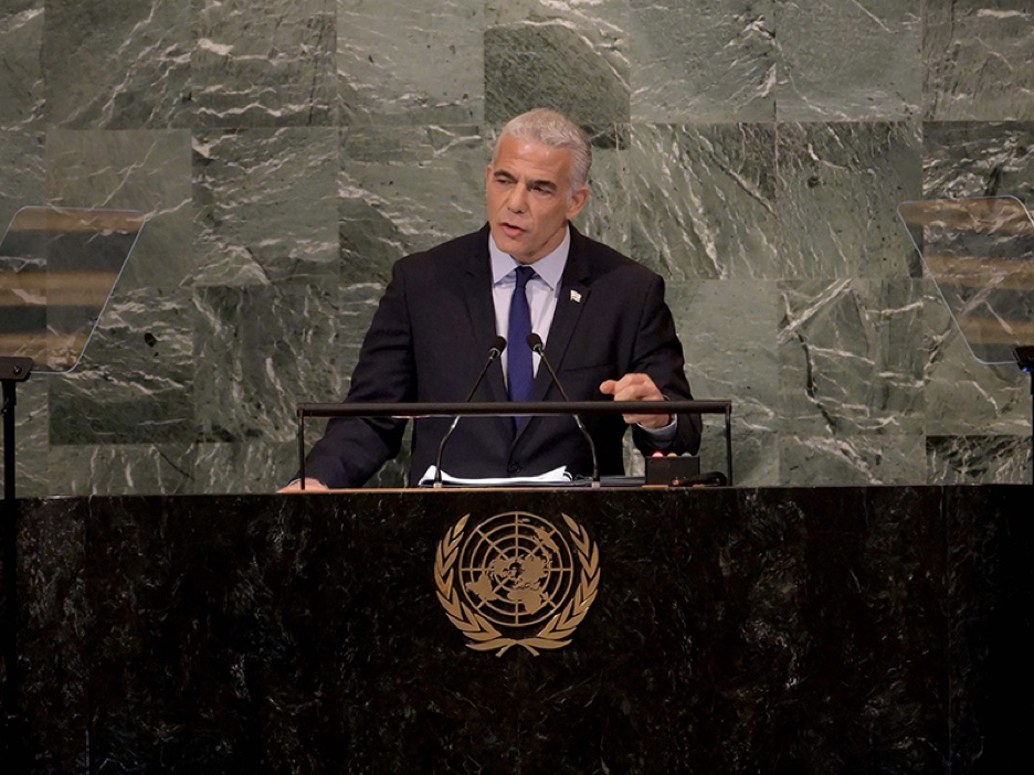 Israel Prime Minister Yair Lapid’s Speech to the United Nations General Assembly