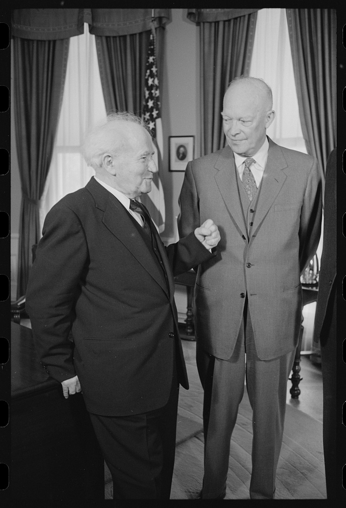 Ben-Gurion Visits Eisenhower