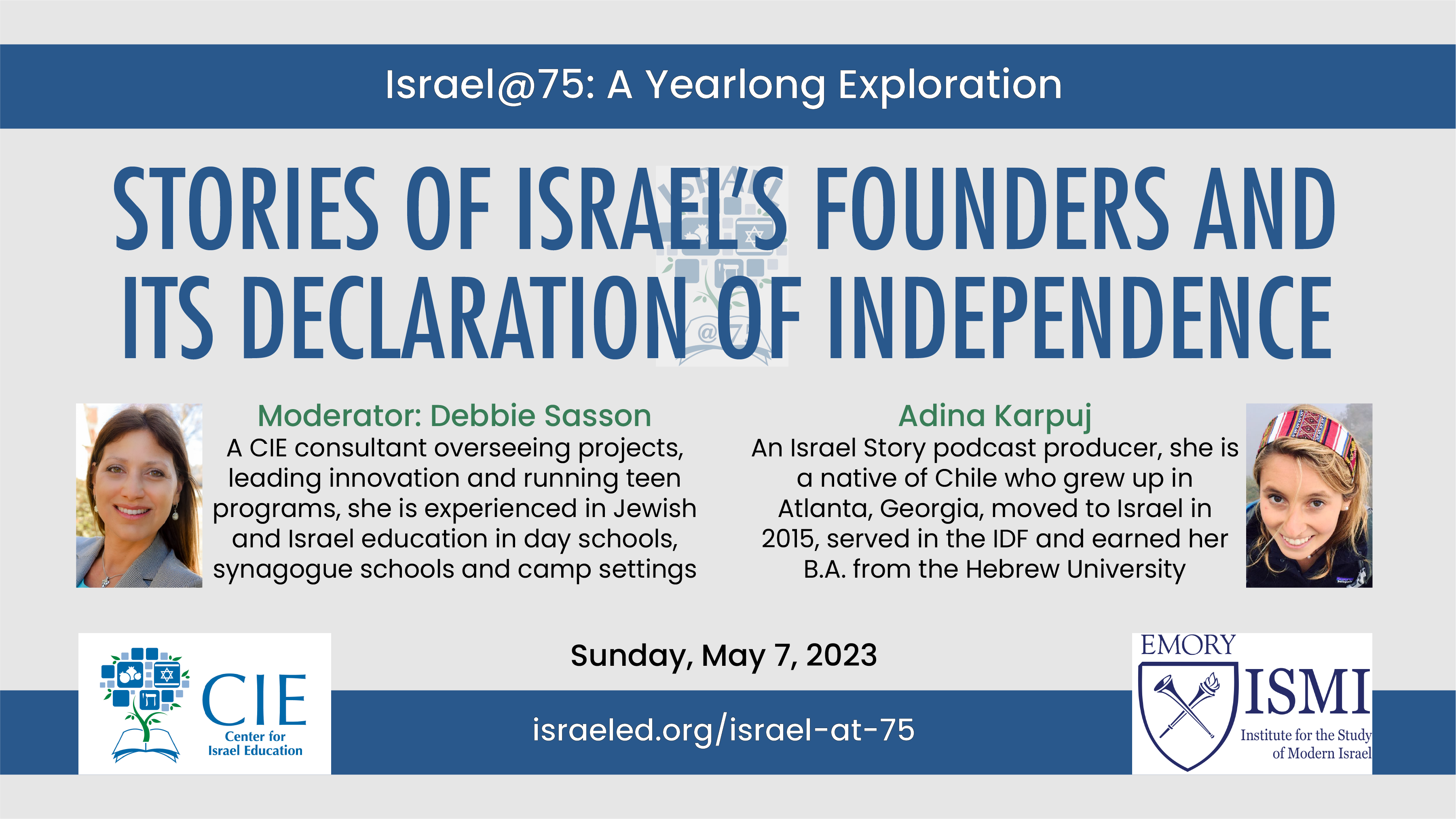 Stories of Israel’s Founders and the Declaration of Independence