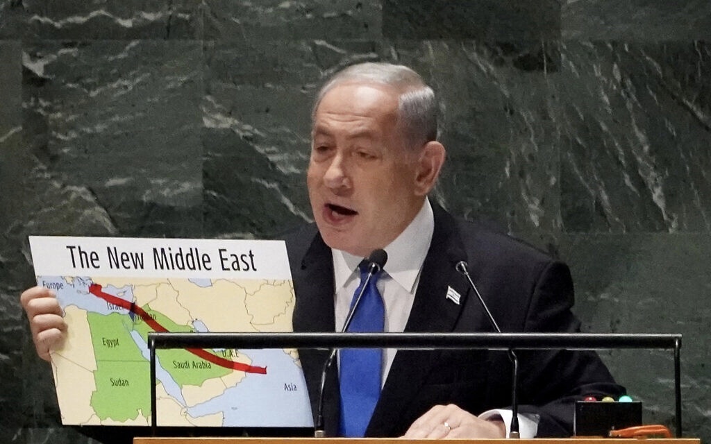 Prime Minister Benjamin Netanyahu’s address to the UN General Assembly