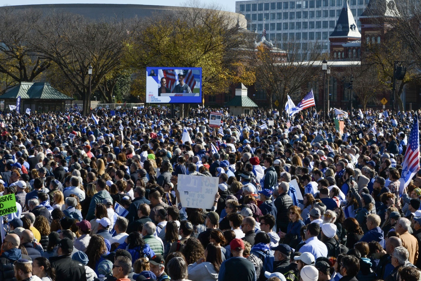 300,000 American Jews converge on Washington Mall in support of Israel