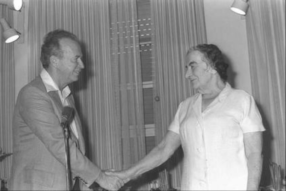 After October War, Golda Meir takes responsibility for missteps, voluntarily resigns as Prime Minister
