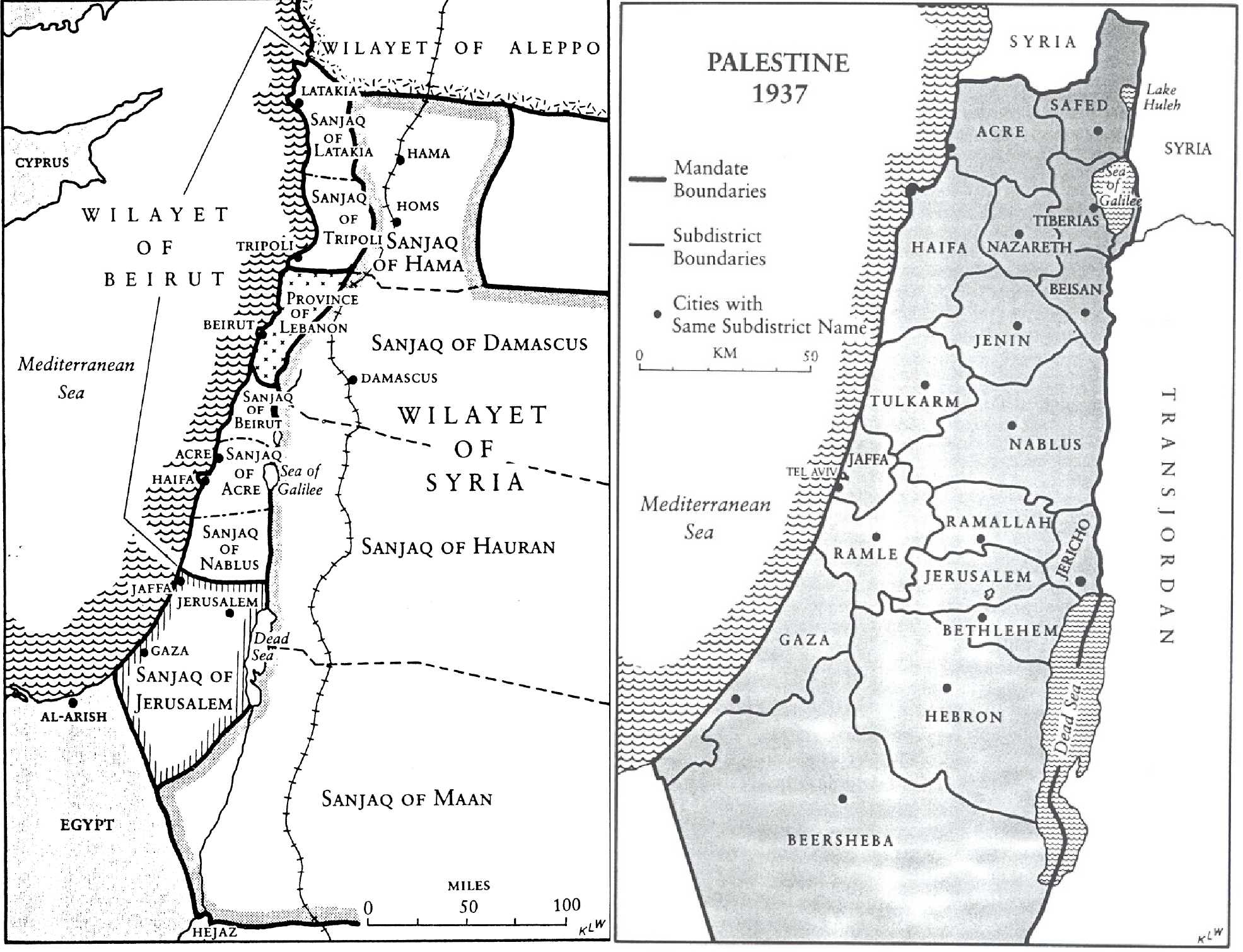 Land in Palestine and Land in Israel